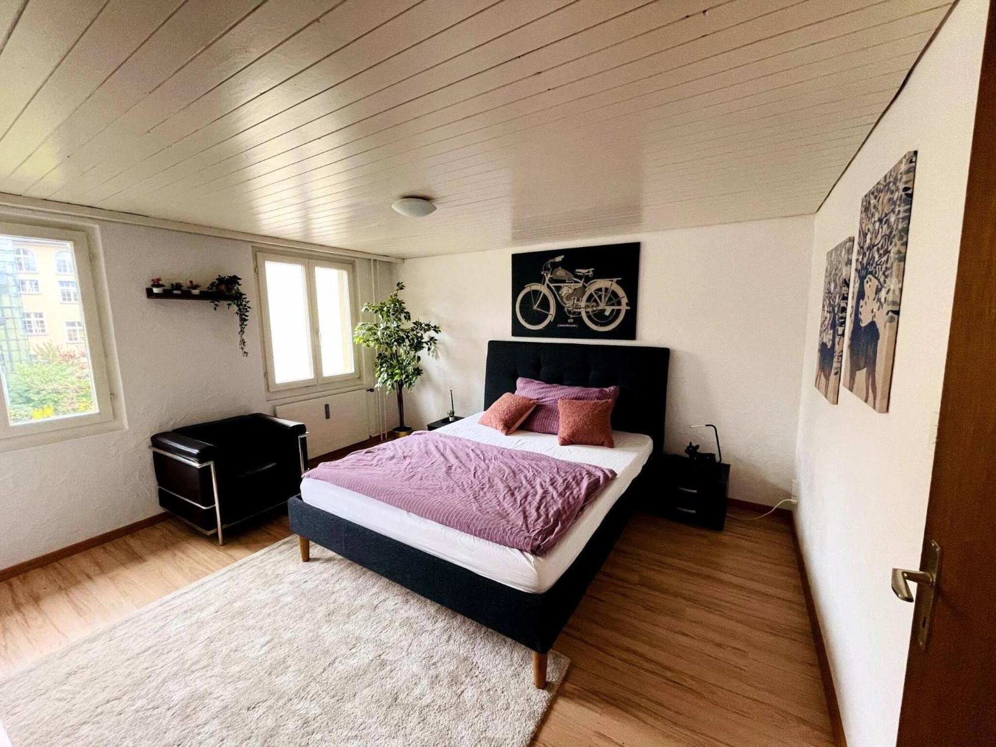 Newly Furnished Beautiful Old Building Apartment In The Center With Apple Tv Санкт Гален Екстериор снимка